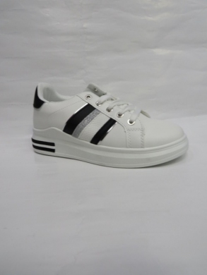 Buty sportowe damskie na płaskim (36-41) 73 WH/BLACK