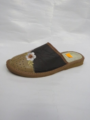 Kapcie damskie (37-41) SD114K Skórzane