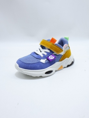 Buty sportowe chłopięce (22-27) EA352 LBLUE/YELLOW