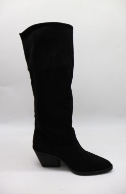 Kozaki damskie na obcasie (36-41) CLS-626 BLACK