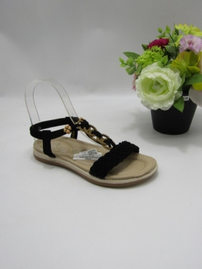 Sandały damskie na płaskim (36-41) FY7013 BLACK