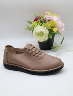 Półbuty damskie na płaskim (36-41) 60688-7 KHAKI