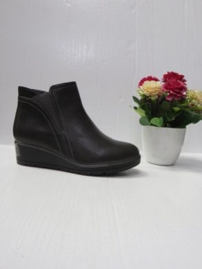 Botki damskie ocieplane na koturnie (36-41) 61702C-5