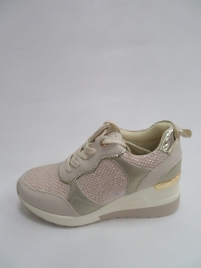 Sportowe Damskie na koturnie (36-41) 2105 BEIGE