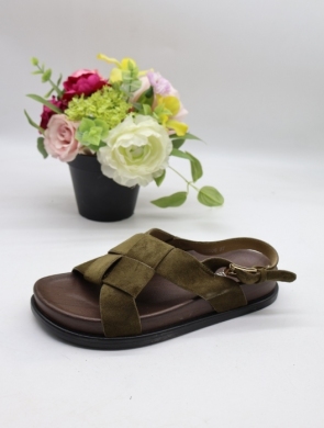 Sandały damskie na płaskim (36-41) X006 GREEN
