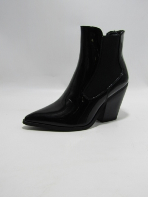 Botki damskie ocieplane na obcasie (36-41) BH 326 BLACK