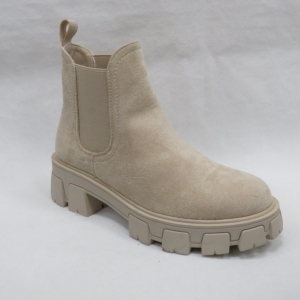 Botki damskie na płaskim (36-41) HBL-2 BEIGE