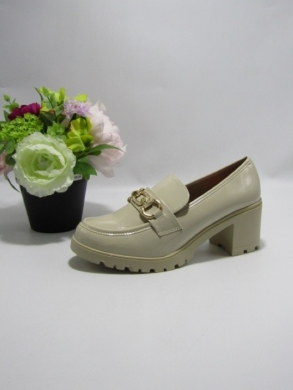Półbuty damskie na obcasie (36-42) 5022 BEIGE