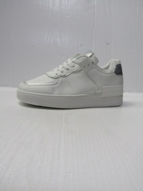Buty sportowe damskie na płaskim (36-41) NEY-18 WHITE/SILVER