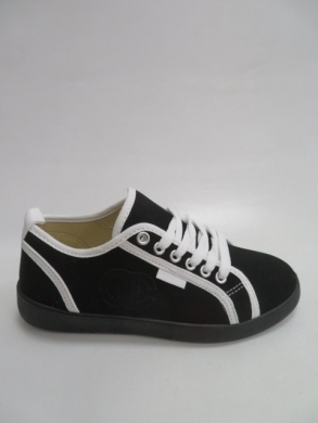 Tenisówki damskie na płaskim (36-41) 387 BLACK