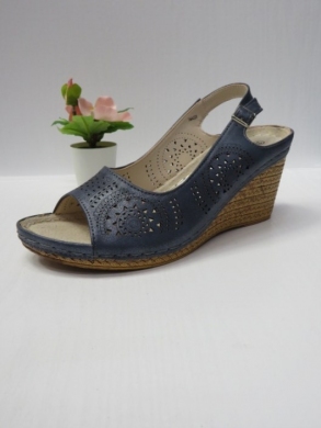 Sandały damskie na koturnie (36-41) 7AA228 NAVY