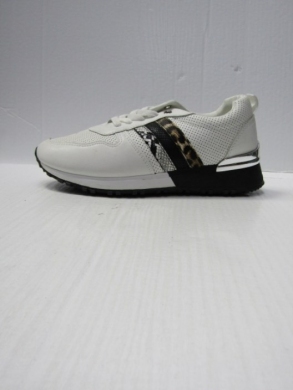 Buty sportowe damskie na płaskim (36-41) SL027 WHITE