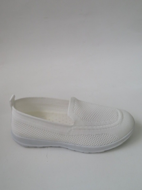 Tenisówki damskie na płaskim (36-41) D36-3 WHITE