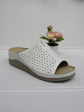 Klapki damskie na koturnie (36-41) JH1-6 WHITE