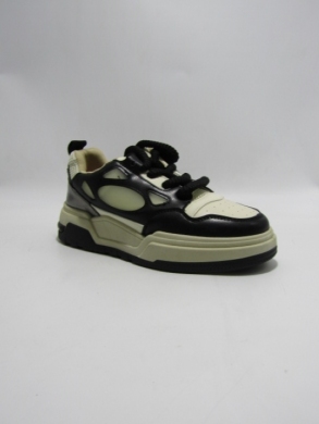 Buty sportowe damskie na płaskim (36-41) 7566 BLACK