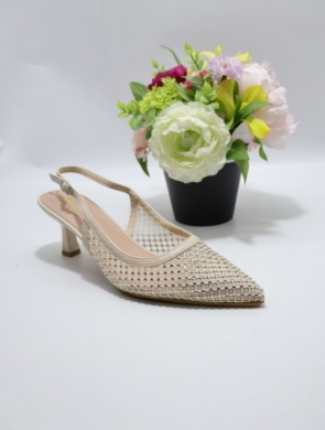 Sandały damskie na szpilce (36-41) L2-81 BEIGE