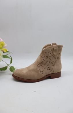 Botki damskie na płaskim (36-41) 257A KHAKI