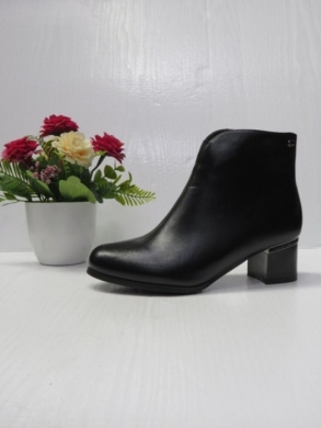 Botki damskie ocieplane na obcasie (36-41) E1002 BLACK