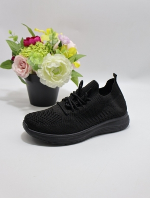 Buty sportowe damskie na płaskim (36-41) EV-366 ALLBLACK