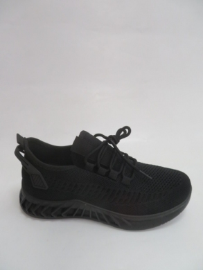 Buty sportowe damskie na płaskim (36-41) PC120 BLACK
