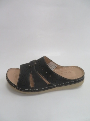 Klapki damskie na płaskim (36-41) 2T01-1 BLACK