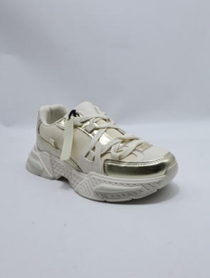 Buty sportowe damskie na płaskim (36-41) 1N-N8 BEIGE