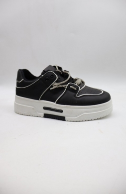 Buty sportowe damskie na płaskim (36-41) BO-1706 BLACK