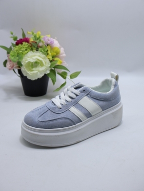 Buty sportowe damskie na płaskim (36-41) 9156 BLUE