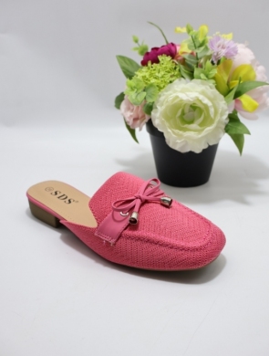 Klapki damskie na płaskim (36-41) 9717 FUSHIA