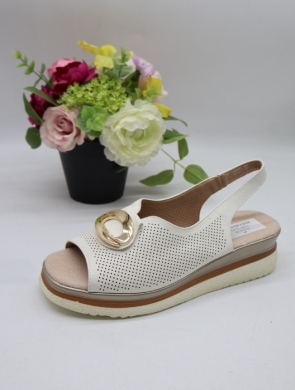 Sandały damskie na płaskim (36-41) 6875 WHITE