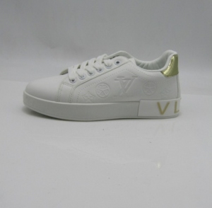 Buty sportowe damskie na płaskim (36-41) MB151 WHITE/GOLD