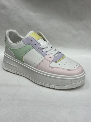 Buty sportowe damskie na płaskim (36-41) BB2203 PINK