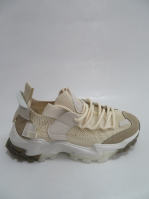 Sneakersy damskie niskie (36-41) YB201 BEIGE