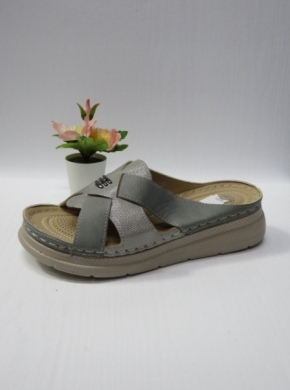 Klapki damskie na koturnie (39-43) DT21-2 GREY