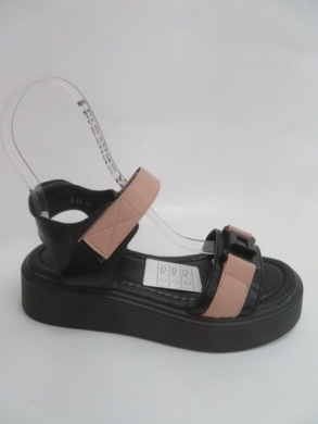 Sandały damskie na koturnie (36-41) 0-69 PINK