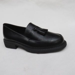 Mokasyny damskie na płaskim (36-41) 3223BLACK