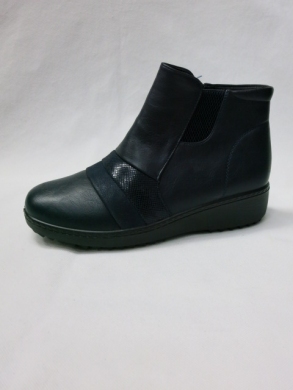 Botki damskie ocieplane na płaskim (36-42) 8124-6 BLUE
