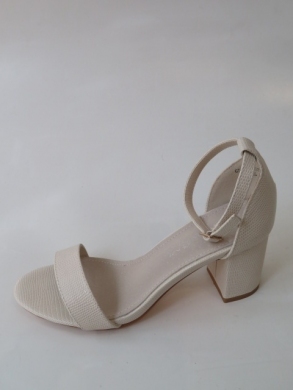 Sandały Damskie na obcasie (36-41) XR-208 BEIGE