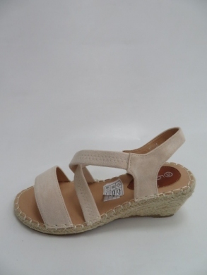 Sandały Damskie na koturnie (36-41) BL025 BEIGE