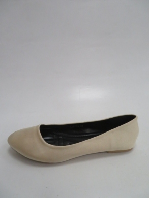 Baleriny Damskie na płaskim (36-41) LE-185 BEIGE