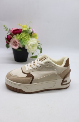 Buty sportowe damskie ocieplane (36-41) BS2201 KHAKI