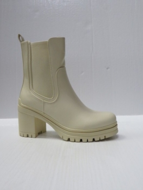 Botki damskie ocieplane na obcasie (36-41) HB-255 BEIGE