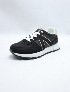 Buty sportowe damskie na płaskim (36-41) BO-126 BLACK