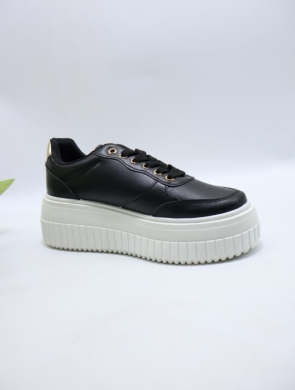 Buty sportowe damskie na płaskim (36-41) LX10-06 BLACK