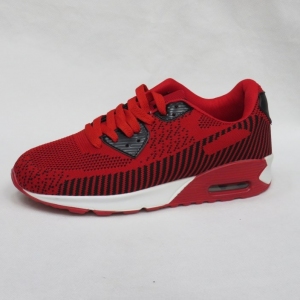 Buty sportowe młodzieżowe (36-41) D6W-52 RED/BLACK