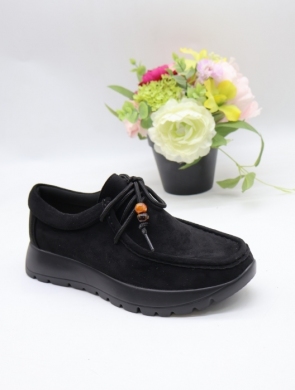 Półbuty damskie na płaskim (36-41) JML255 BLACK