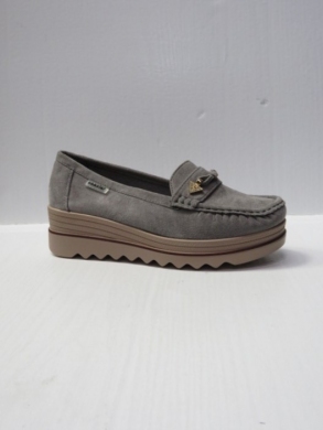 Mokasyny damskie na koturnie (36-41) GS66 GREY