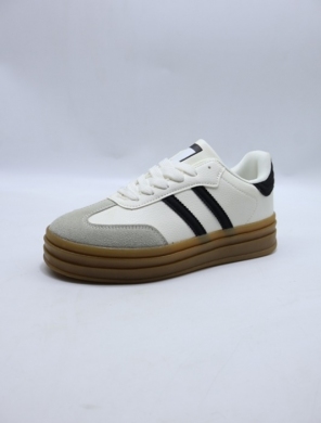 Buty sportowe damskie na płaskim (36-41) 8816 WHITE