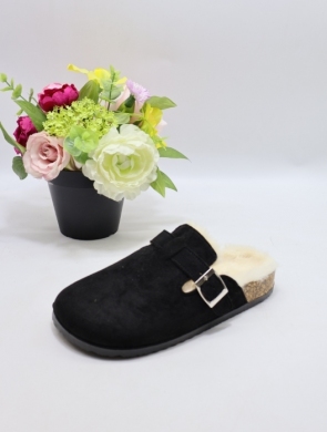 Klapki damskie na płaskim (36-41) 2113 BLACK