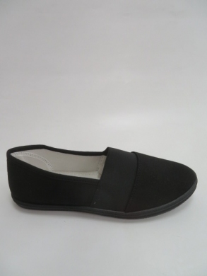 Tenisówki damskie na płaskim (36-41) 1405 BLACK/BL